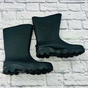 Black Rubber Chore Muck Boots Size Mens 8 Womans 10 Work